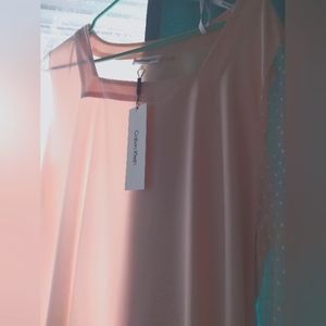 Pink blouse, new never used, soft pink or blush, size XL, for warm season.